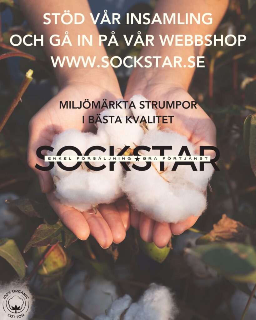 Stöd vår insamling - Sockstar