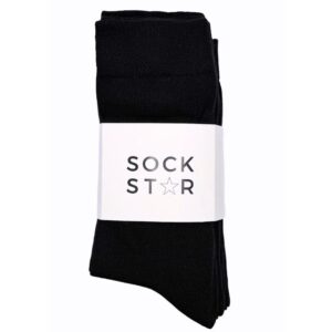 5-pack Svarta Höga Strumpor
