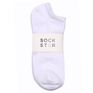 5-Pack Vita Ankelstrumpor